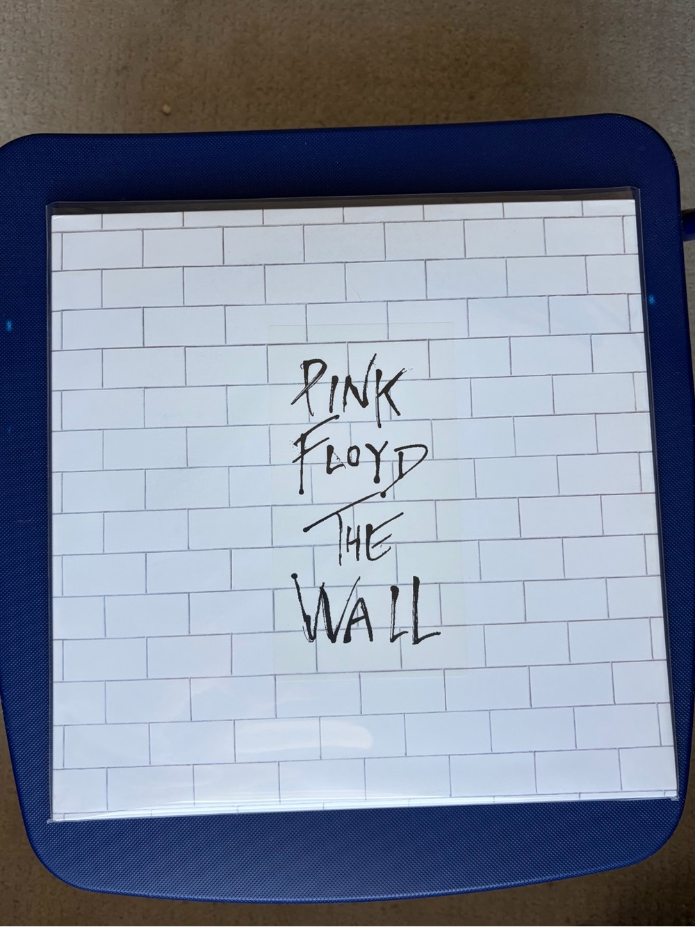 Pink Floyd White & Black 'The Wall' Brick Print